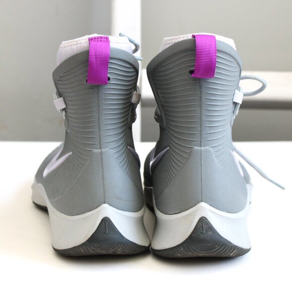 Nike Youth Gray Purple Binzie Waterproof Rain Boots Sneakers BQ5380-00 Size 4 Y - Picture 3 of 9